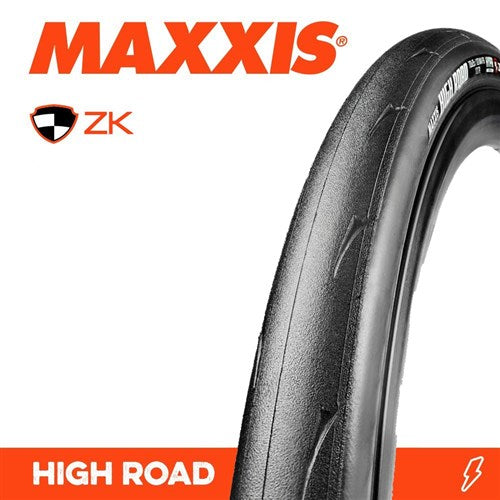 MAXXIS HIGH ROAD TYRE 700 X 25C HYPR ZK