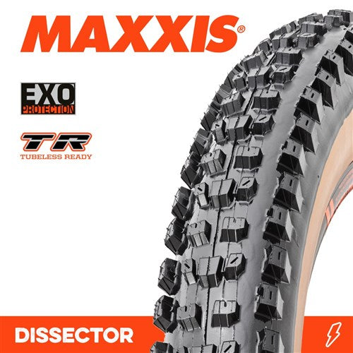 MAXXIS DISSECTOR TYRE 29 X 2.60 EXO TR TANWALL