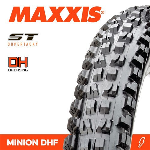 MAXXIS MINION DHF TYRE 26 X 2.50 DH ST