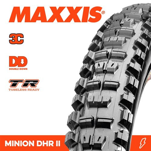 MAXXIS MINION DHR II TYRE 27.5 X 2.30 3C TERRA TR DD