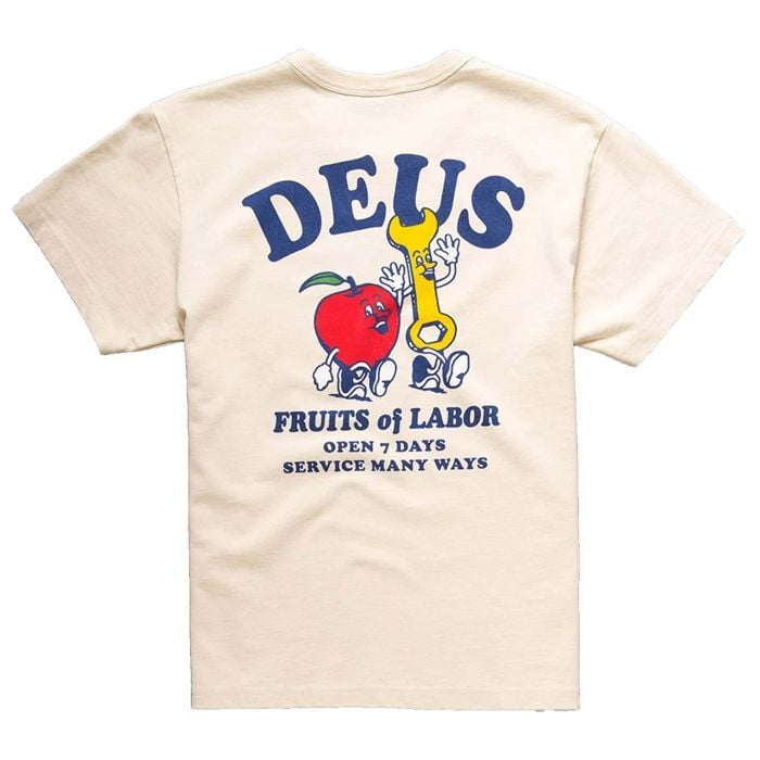 DEUS Costa T-Shirt Off White