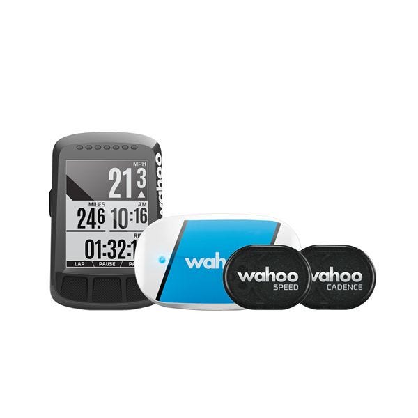 WAHOO ELEMNT BOLT GPS BIKE COMPUTER, HRM/SPEED/CADENCE BUNDLE