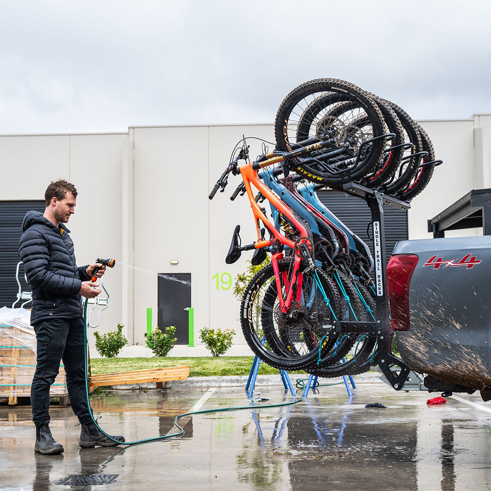 Trail Racks Single Trail Racks - 5 Bikes Tilting Rack - Black Powdercoat – Drift Bikes