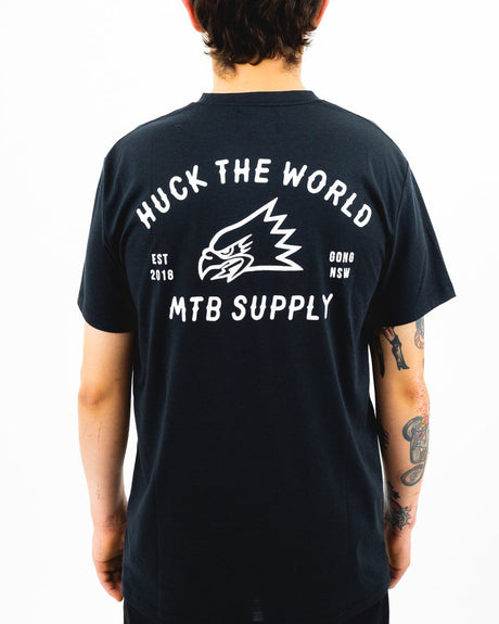 HUCK THE WORLD GONG MTB DR SS TEE